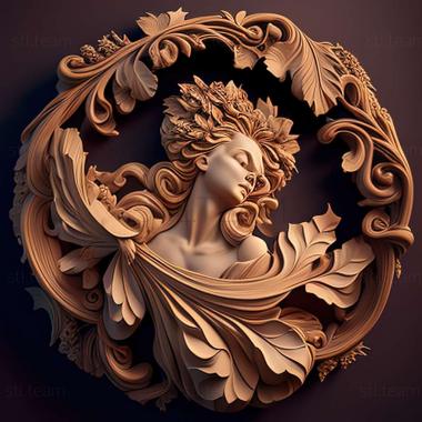 3D model rococo (STL)